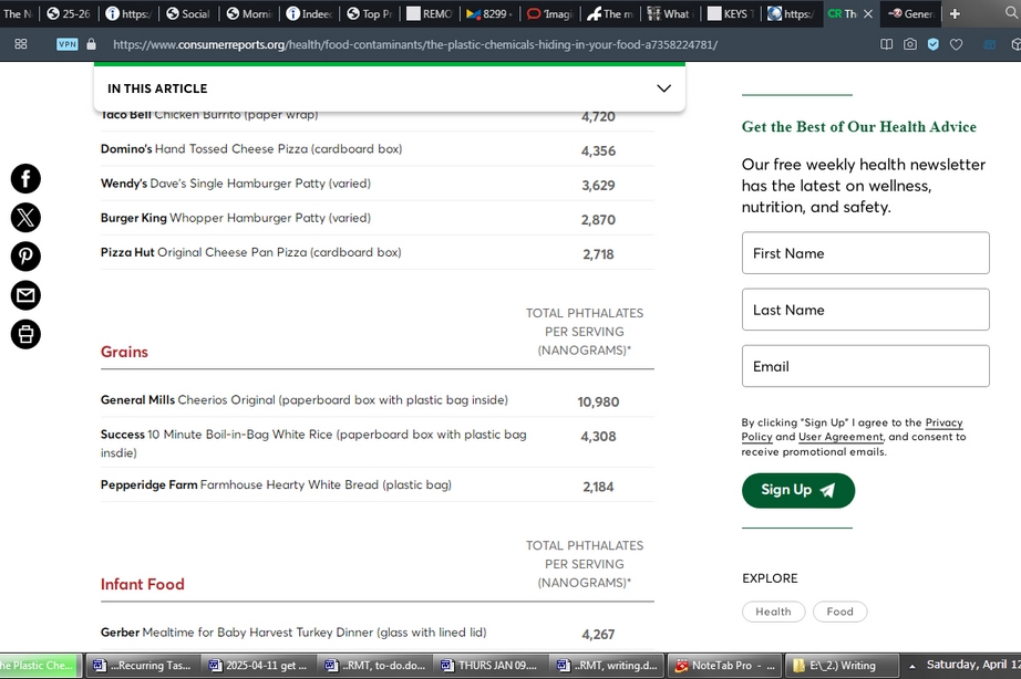 cheerios pesticide glyphosate